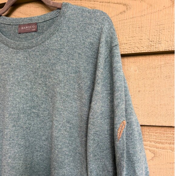 Hawico Scotland 100% Cashmere Golf Sweater Sage Green L – Chechessee Creek Club - Picture 4 of 9